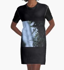 Droplet Graphic T-Shirt Dress