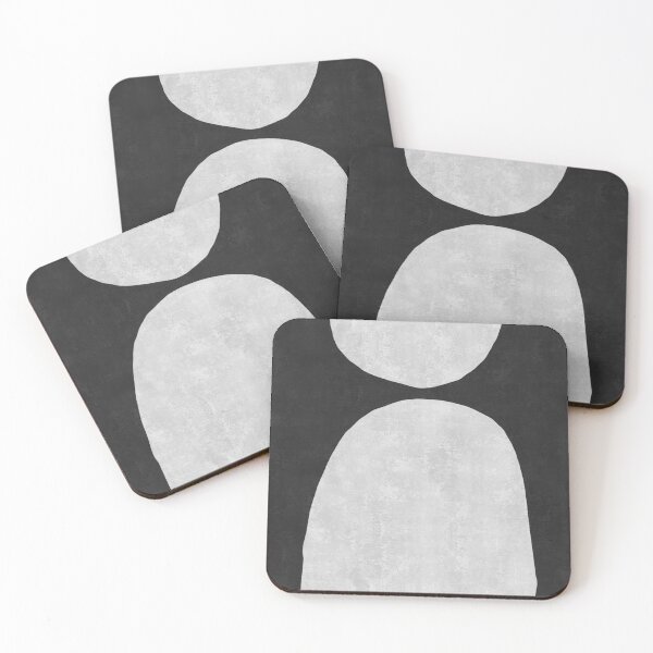 Item preview, Concurrence 04- Charcoal - Minimal - Abstract - Mid Century Modern Art designed and sold by Studio Grafiikka.