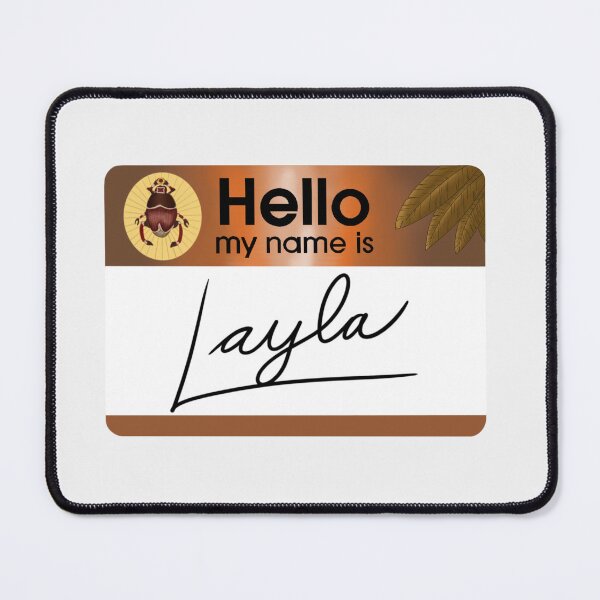 Item preview, Layla name tag designed and sold by Doortodreamland.