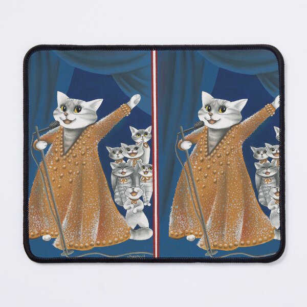Item preview, A feline singer with choir. For cat lovers designed and sold by gatteria.