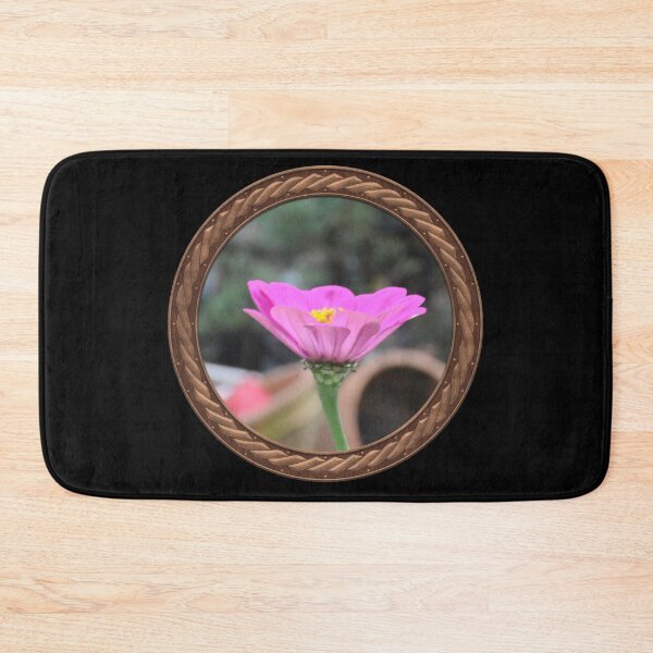Item preview, Pink Zinnia Flowers in Celtic Circle Frame 44 designed and sold by Swabcraft.