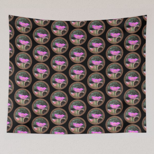 Item preview, Pink Zinnia Flowers in Celtic Circle Frame 44 designed and sold by Swabcraft.