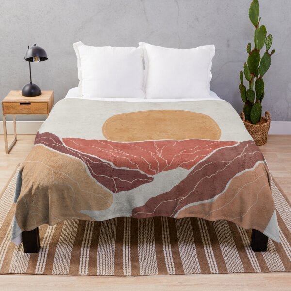 Item preview, Mountains and Canyons - Minimal - Mid Century Modern Abstract designed and sold by Studio Grafiikka.