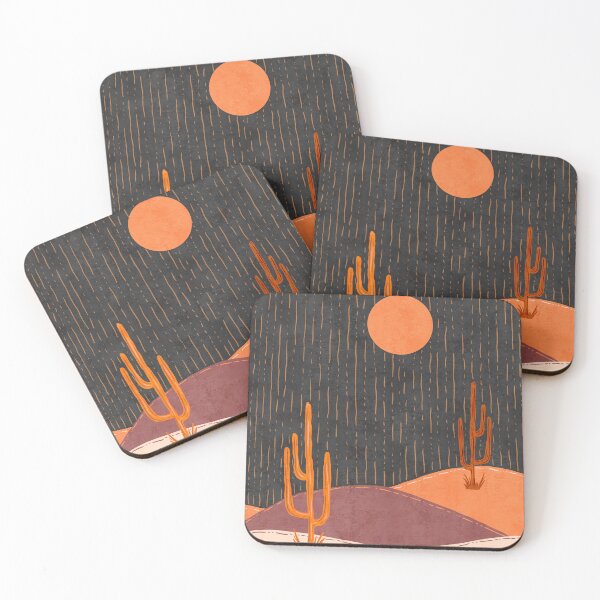 Item preview, Nights In The Desert - Minimal, Abstract - Mid Century Modern Art designed and sold by Studio Grafiikka.