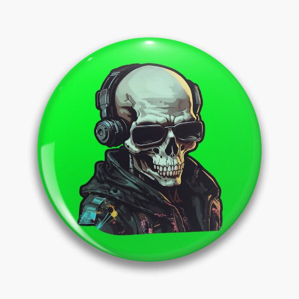 Item preview, Cyberpunk Skeleton designed and sold by HilltopGraphics.