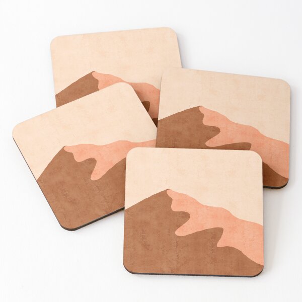 Item preview, Two Sides Of The Dunes - Minimal Modern - Terracotta Abstract designed and sold by Studio Grafiikka.
