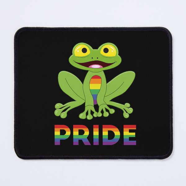 Item preview, Pride Frog LGBT LGBTQ Gay Lesbian Rainbow Flag designed and sold by Designer-Girl.