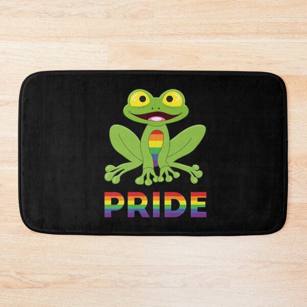 Item preview, Pride Frog LGBT LGBTQ Gay Lesbian Rainbow Flag designed and sold by Designer-Girl.