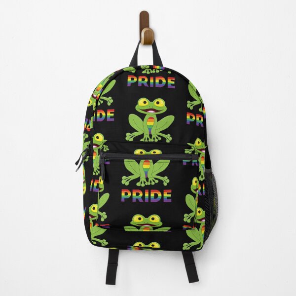 Item preview, Pride Frog LGBT LGBTQ Gay Lesbian Rainbow Flag designed and sold by Designer-Girl.