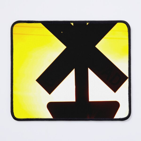 Item preview, Railroad Crossing Sign at Sunset designed and sold by ROBERTDBROZEK.