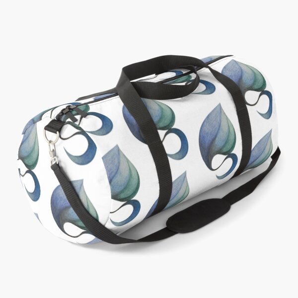 Item preview, blue green abstract leaf designed and sold by stupidpotato1.