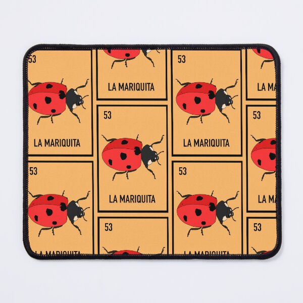 Item preview, 53 La mariquita, the lady bug , loteria card  designed and sold by DarbyHunterArt.