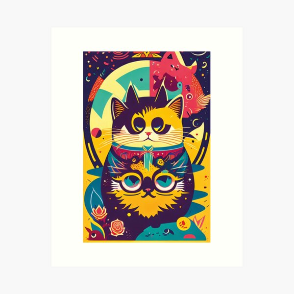Item preview, Neko Matsuri V designed and sold by OcelotStore.