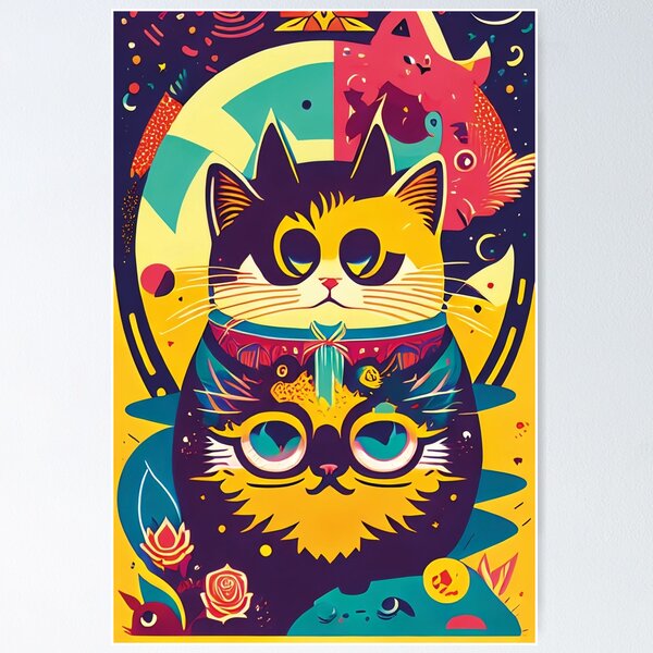 Item preview, Neko Matsuri V designed and sold by OcelotStore.