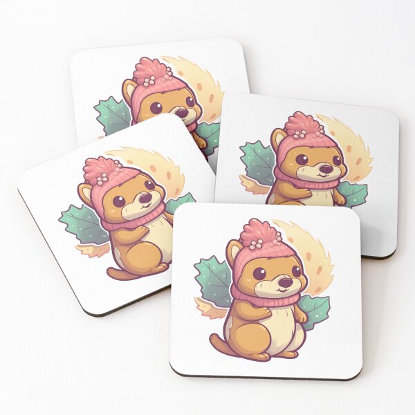 Item preview, Cute cartoon squirrel designed and sold by Stickermagician.