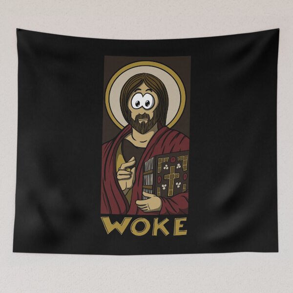 Item preview, Woke Jesus designed and sold by FighterGuy.