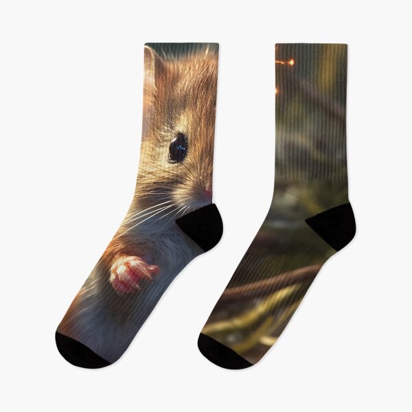 Item preview, Cute Field Mouse Holding a Sparkler In It's Hand designed and sold by StickeryPickery.
