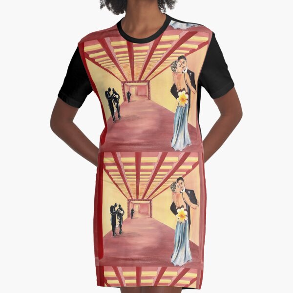 Never Ending Dance Graphic T-Shirt Dress
