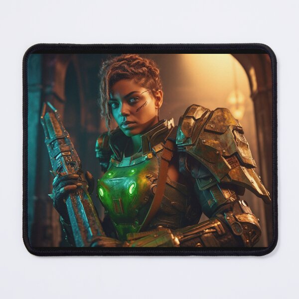 Item preview, Green Royal guard, Female Dystopian soldier. designed and sold by CosmicBlesedEye.