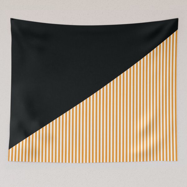 Item preview, Triangle and Stripes | Mixed Patterns | Black and Orange designed and sold by rsty11.