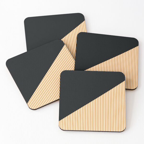 Item preview, Triangle and Stripes | Mixed Patterns | Black and Orange designed and sold by rsty11.