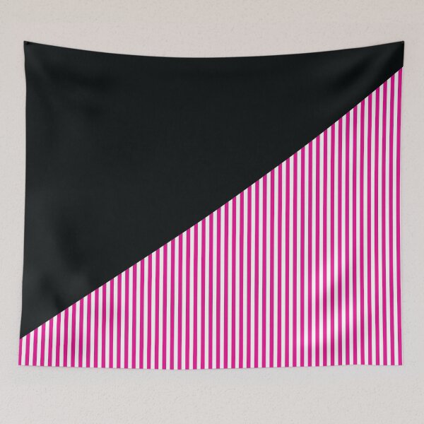 Item preview, Triangle and Stripes | Mixed Patterns | Black and Pink designed and sold by rsty11.