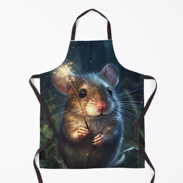 Item preview, Adorable Doormouse Holding A Sparkler in It's Hand designed and sold by StickeryPickery.