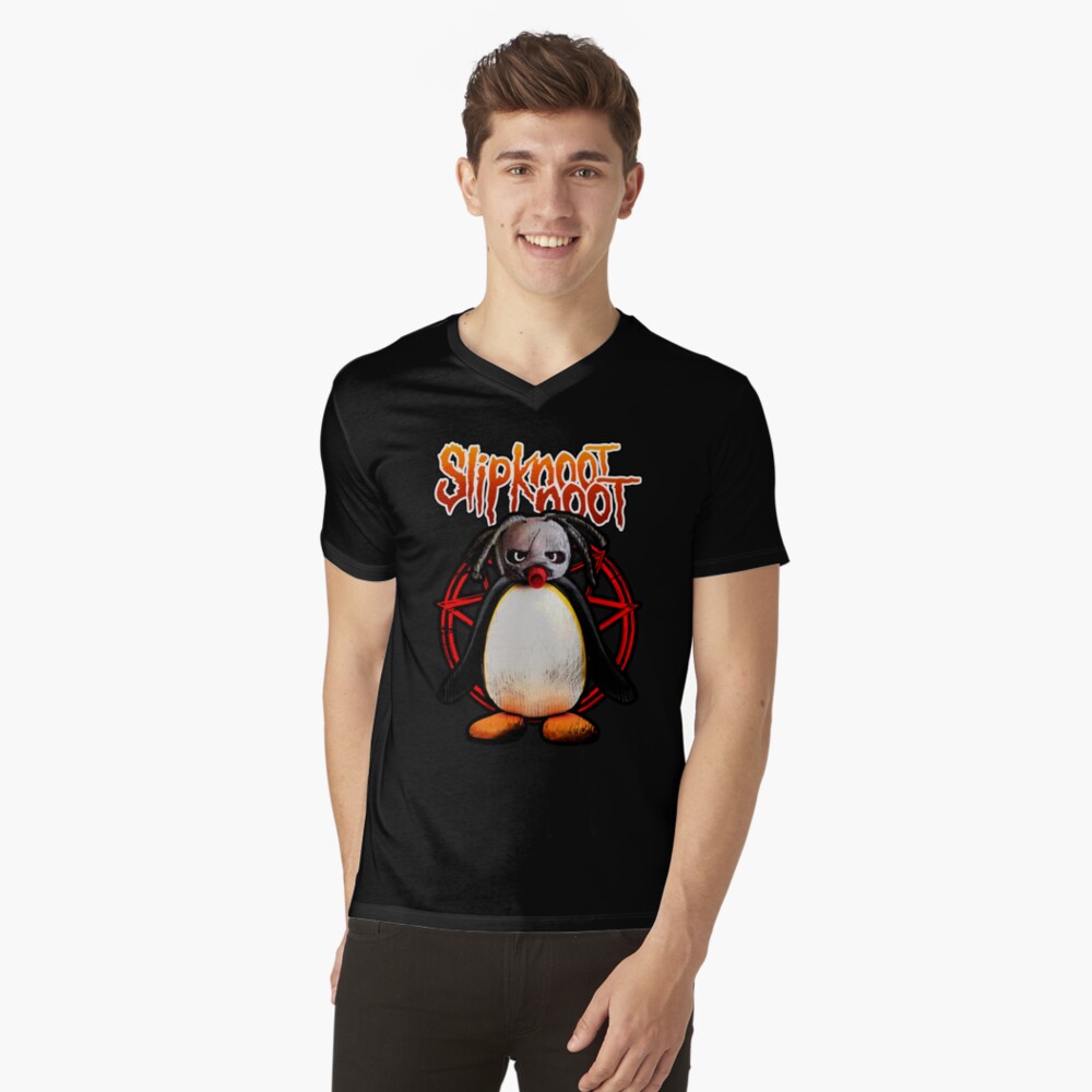 Vista previa del artículo con la obra «Camiseta de cuello en V», diseñado y vendido por nootnoot-store.