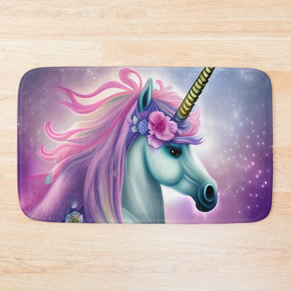 Item preview, Stunning Magical Floral Unicorn designed and sold by purplesensation.