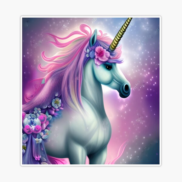 Unicorn Sticker- Embrace Your Magic Fantasy Decal — The Art of Pamela Joy  Trow