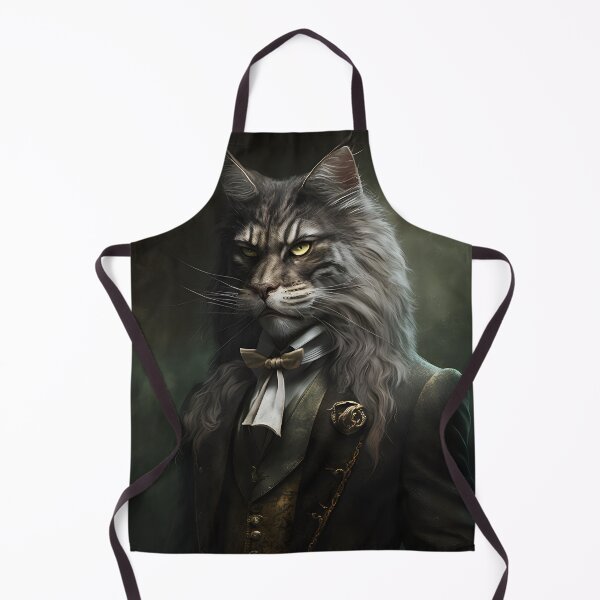 Item preview, Vintage style Portrait Gentleman cat - cat lover designed and sold by SameeraDammeyer.