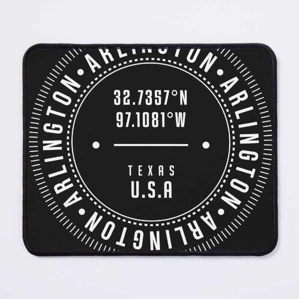 Item preview, Arlington, Texas, USA - 1 - City Coordinates Typography Print - Classic, Minimal designed and sold by Studio Grafiikka.