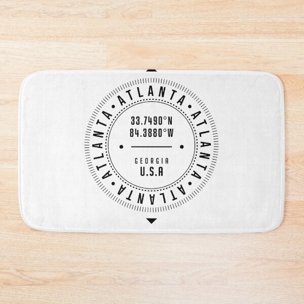 Item preview, Atlanta, Georgia, USA - 1 - City Coordinates Typography Print - Classic, Minimal designed and sold by Studio Grafiikka.