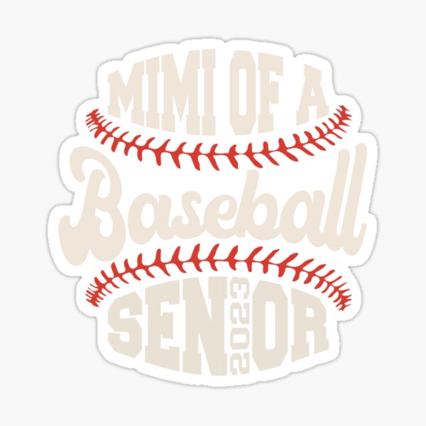 Baseball Mimi Mothers Day Baseball' Sticker