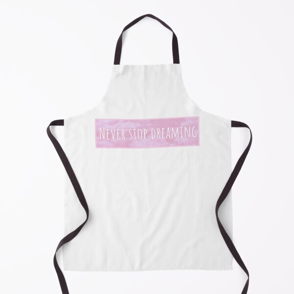 Item preview, Never stop dreaming in English on pink clouds designed and sold by PausePapote.