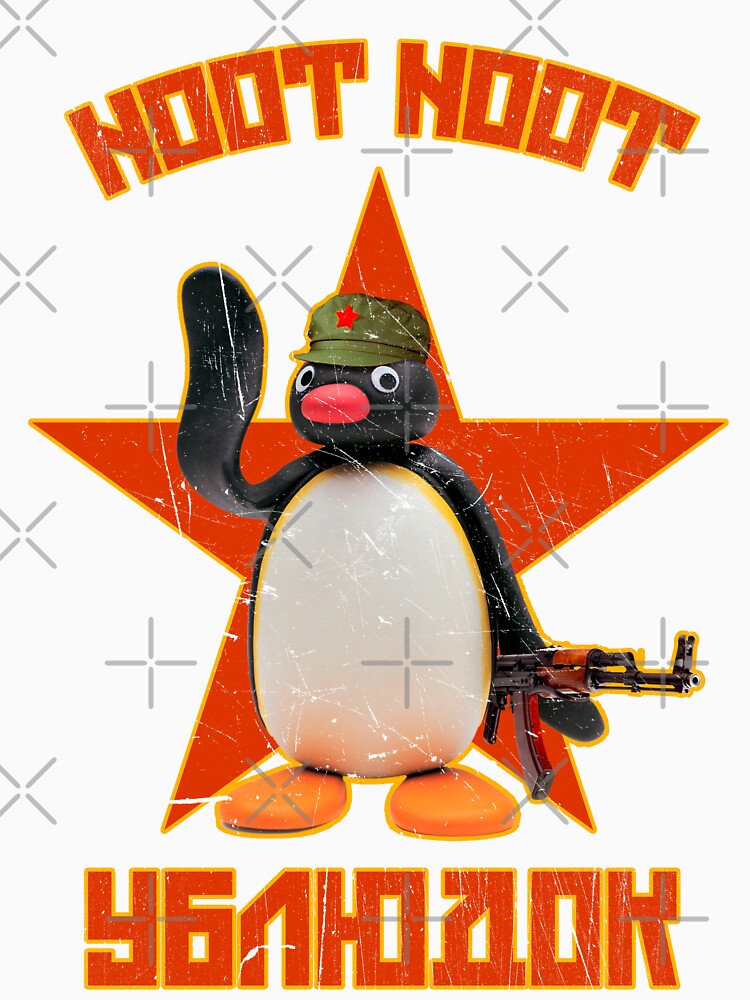 Imagen 7 de 7, Camiseta clásica con la obra Camarada Pingu - noot noot hijos de puta, diseñada y vendida por nootnoot-store.