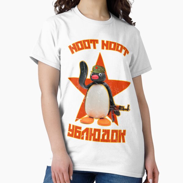 Vista previa del artículo con la obra «Camarada Pingu - noot noot hijos de puta», diseñado y vendido por nootnoot-store.