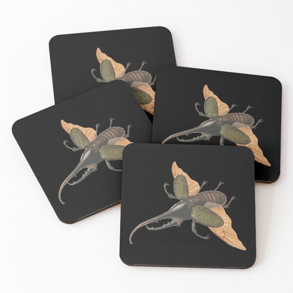 Item preview, Hercules Beetle Illustration | Beetle Species | Insect Lovers | Dynastes Hercules designed and sold by WadeLestat.