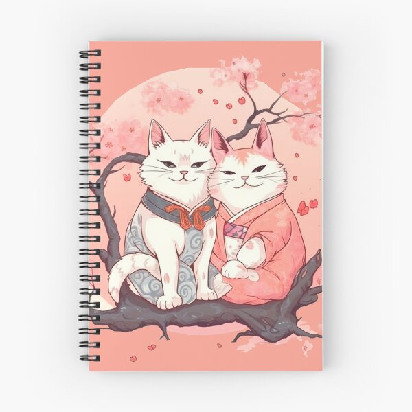 Item preview, Sakura cat couple designed and sold by Art-ColorTech.