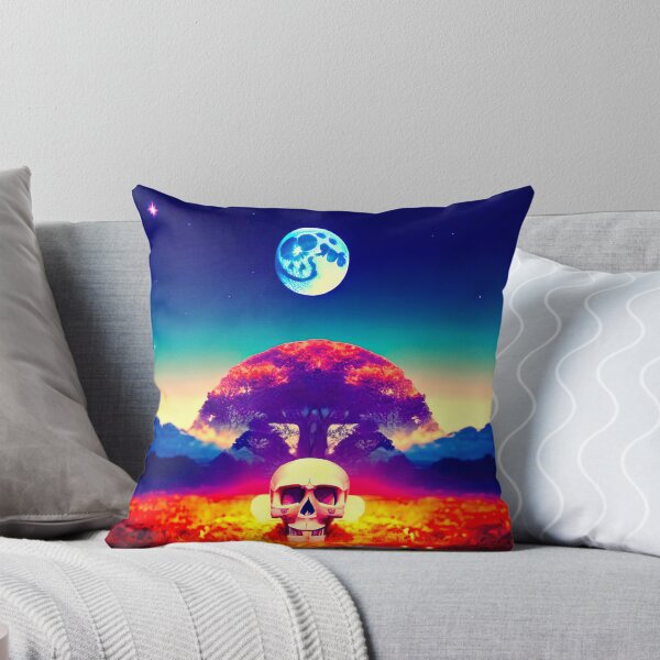Item preview, Neon skull designed and sold by WildWaveStylez.