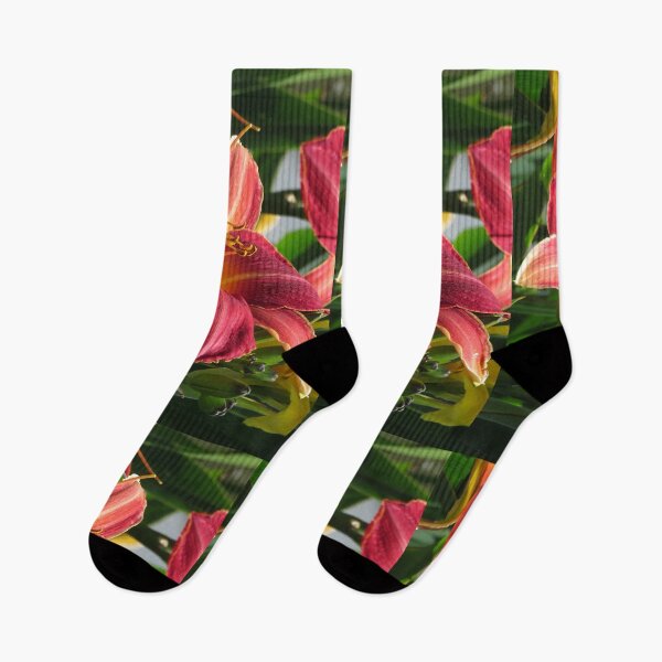 Item preview, Red and Yellow Lilly designed and sold by Honey Myrtle Studio.