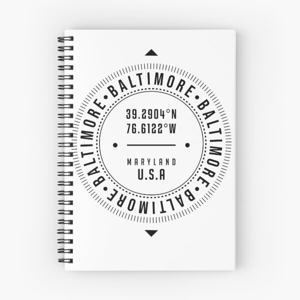 Item preview, Baltimore, Maryland, USA - 1 - City Coordinates Typography Print - Classic, Minimal designed and sold by Studio Grafiikka.