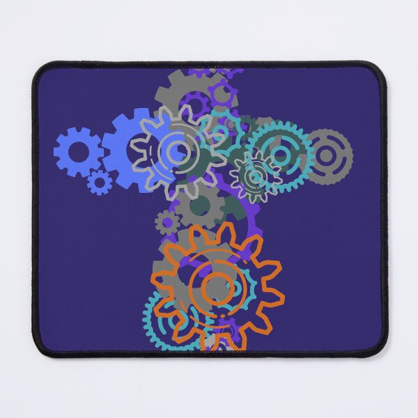 Item preview, cross of random enginees gears designed and sold by Bert Englefield.
