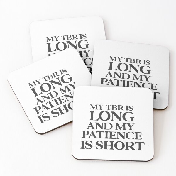 Item preview, My tbr is long and my patience is short designed and sold by Portoricat.