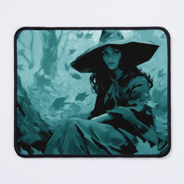 Artikelvorschau, The Witch In The Woods (Teal) entworfen und verkauft von WackyWallaby.