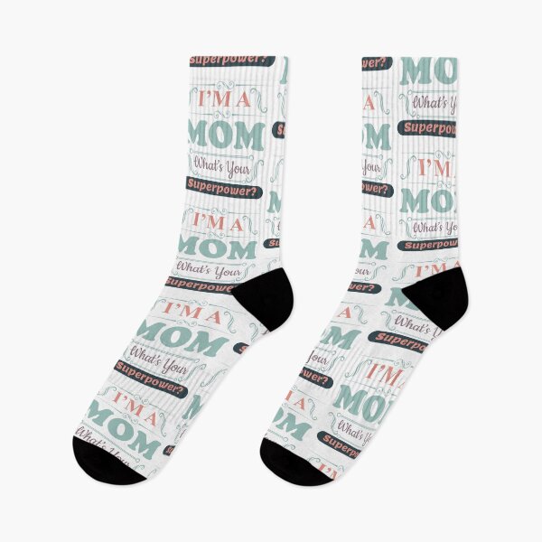 Item preview, I'm  mom what is your superpower – Mother’s Day t-shirt design - Sticker redbubble designed and sold by bluehatgraphics.