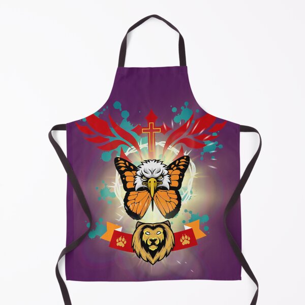 Item preview, lion and eagle with a spiritual cross designed and sold by Bert Englefield.