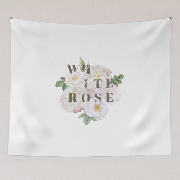 Item preview, White Rose Flowers Beautifully with Love designed and sold by pigipeach.