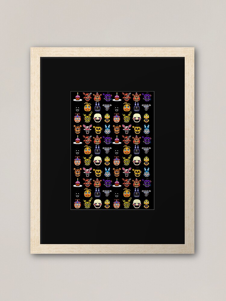 Five Nights at Freddy's - Pixel art - Multiple Characters Throw Blanket  for Sale by GEEKsomniac