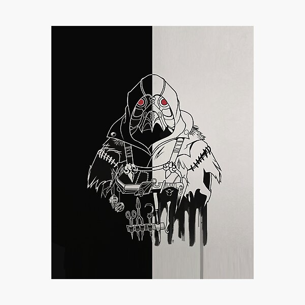 Item preview, Melody Split Plague Doctor designed and sold by BitRadical.